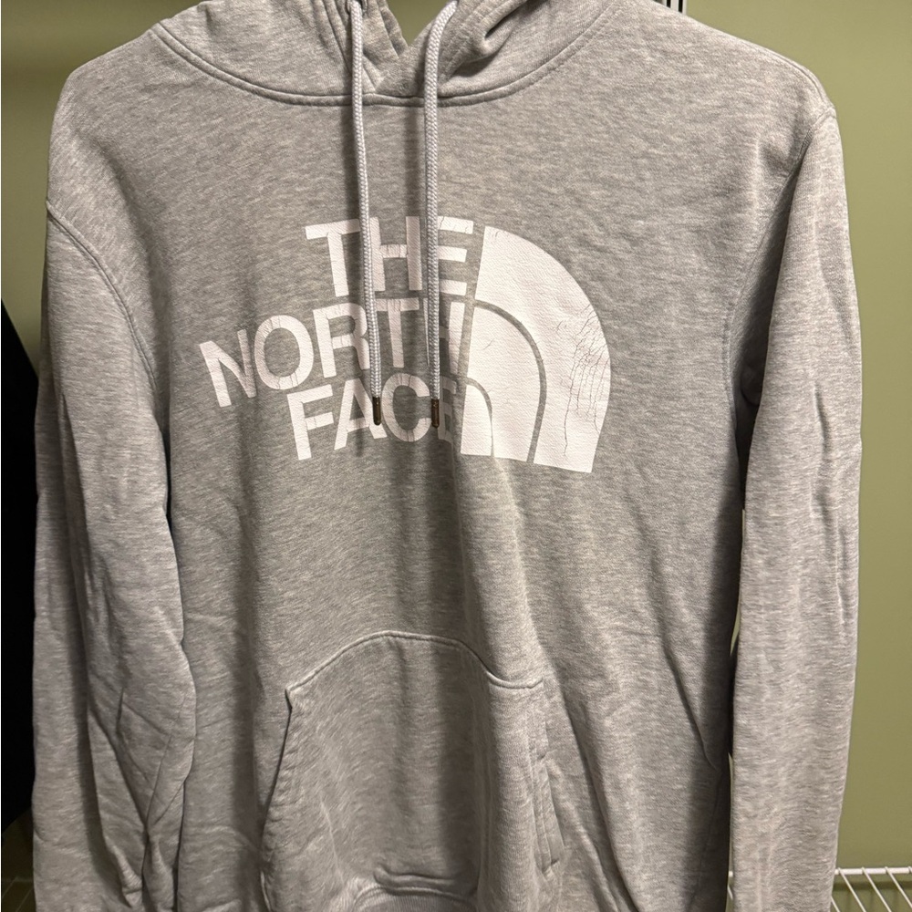 The North Face Men's Light Gray Hoodie